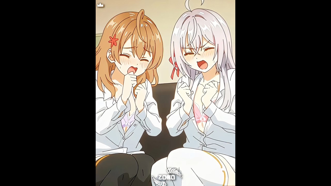 《 😏Bro casually hypnotized 2 girls😵‍💫》『 Ep.9 』【 Alya sometimes hides her feelings...】#4k#shorts