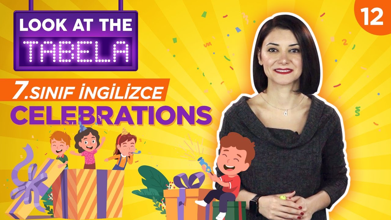 🎈🥳 CELEBRATIONS: 7. Sınıf İngilizce 6. Ünite Konu Anlatımı ve Kelimeleri | Duygu Şenkayalı #12
