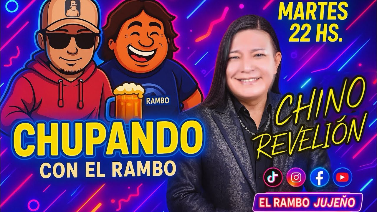🎤 CHUPANDO CON EL RAMBO 🍻 HOY CHINO Y LA REVELION🔥🎶