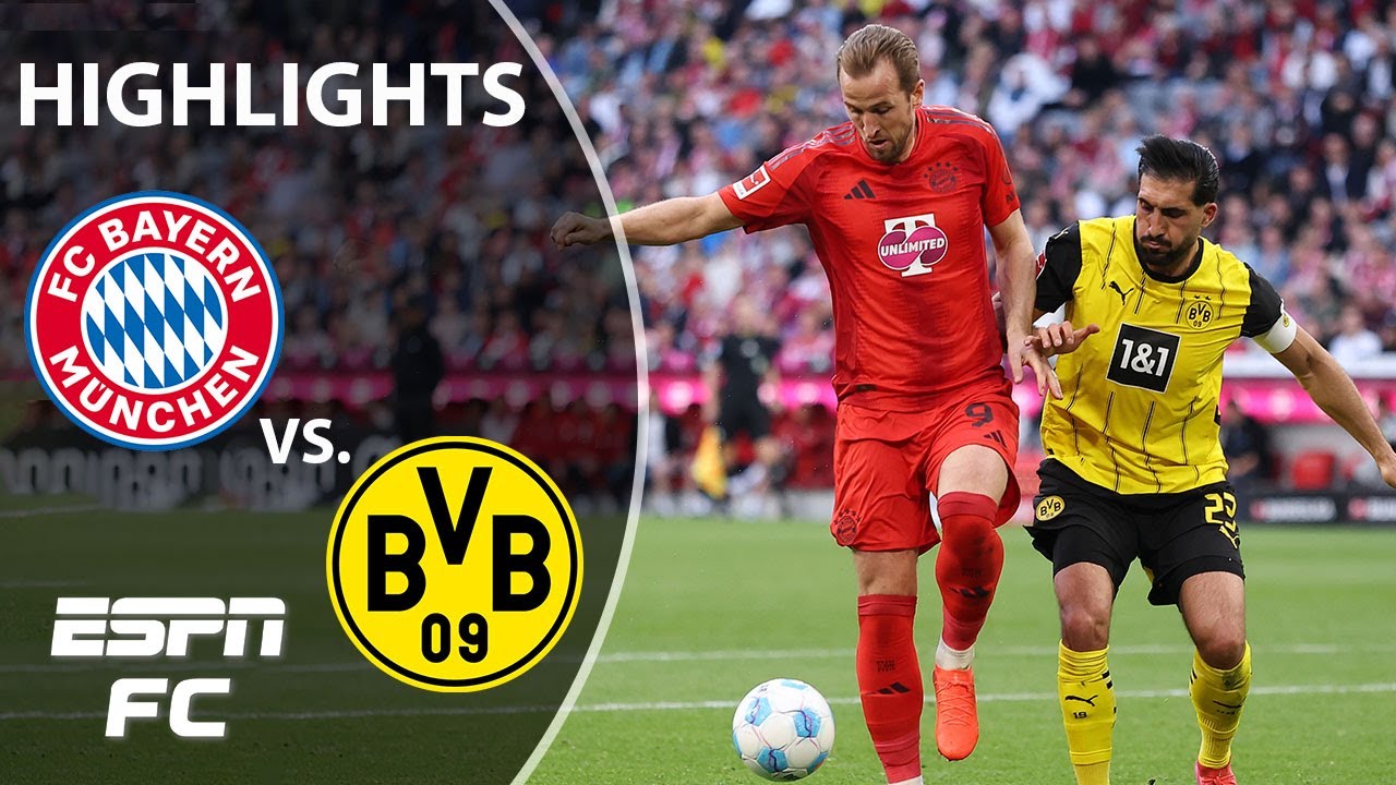🚨 DER KLASSIKER 🚨 Bayern Munich vs. Borussia Dortmund | Bundesliga Highlights | ESPN FC