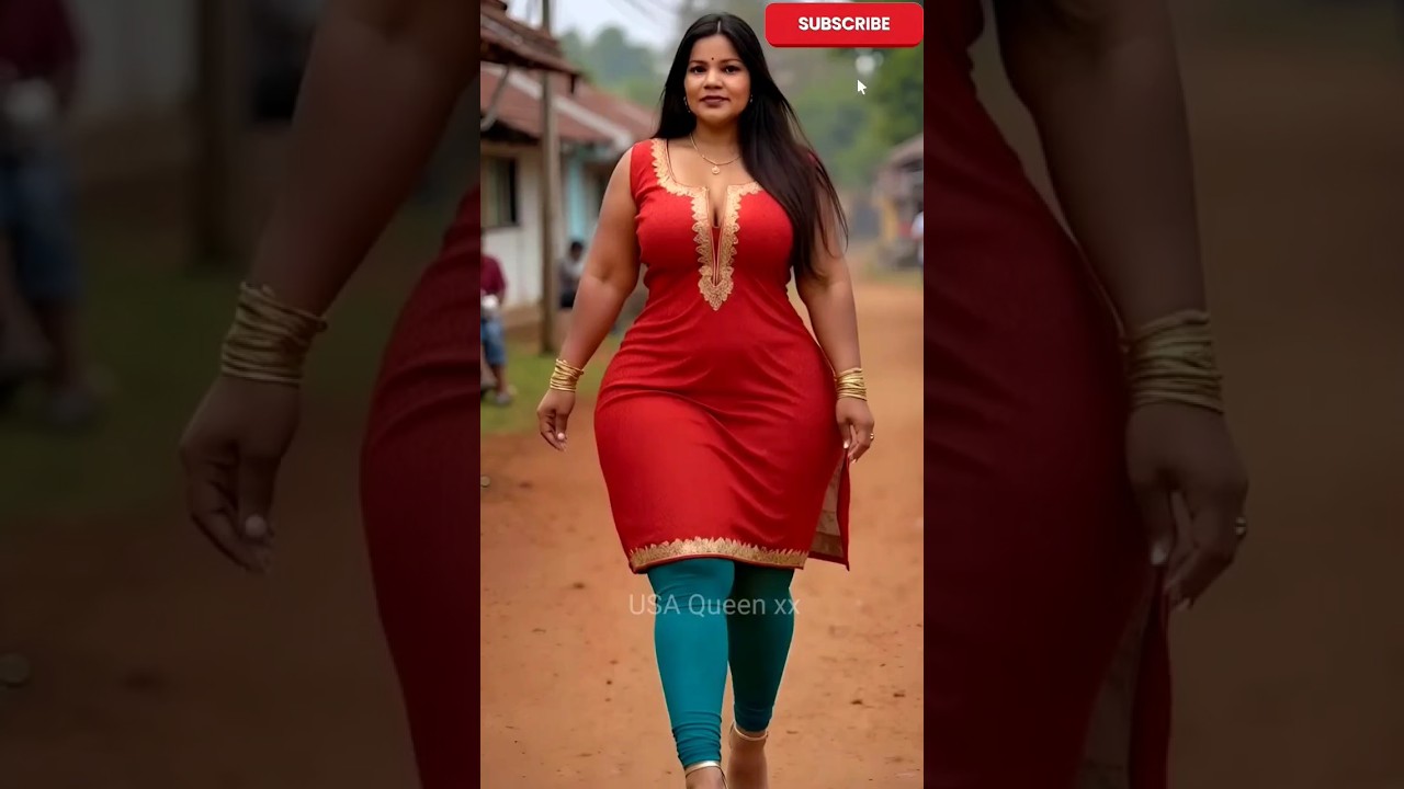 🔥 Desi Queen's Bold Walk in Red Dress | Trending 2025 Viral Video 🔥#USA #shorts #trendingshorts