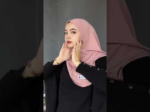 🧕 Dhinda Hijab -  Bergo Non Pet Antem Size #ytshorts #shortsvideo