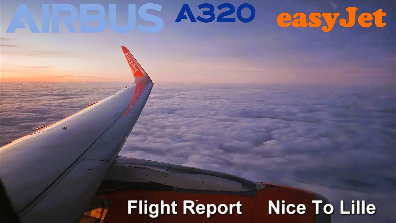 ✈️ EasyJet A320 Flight Experience: Nice to Lille – Full Review & Stunning Window Views