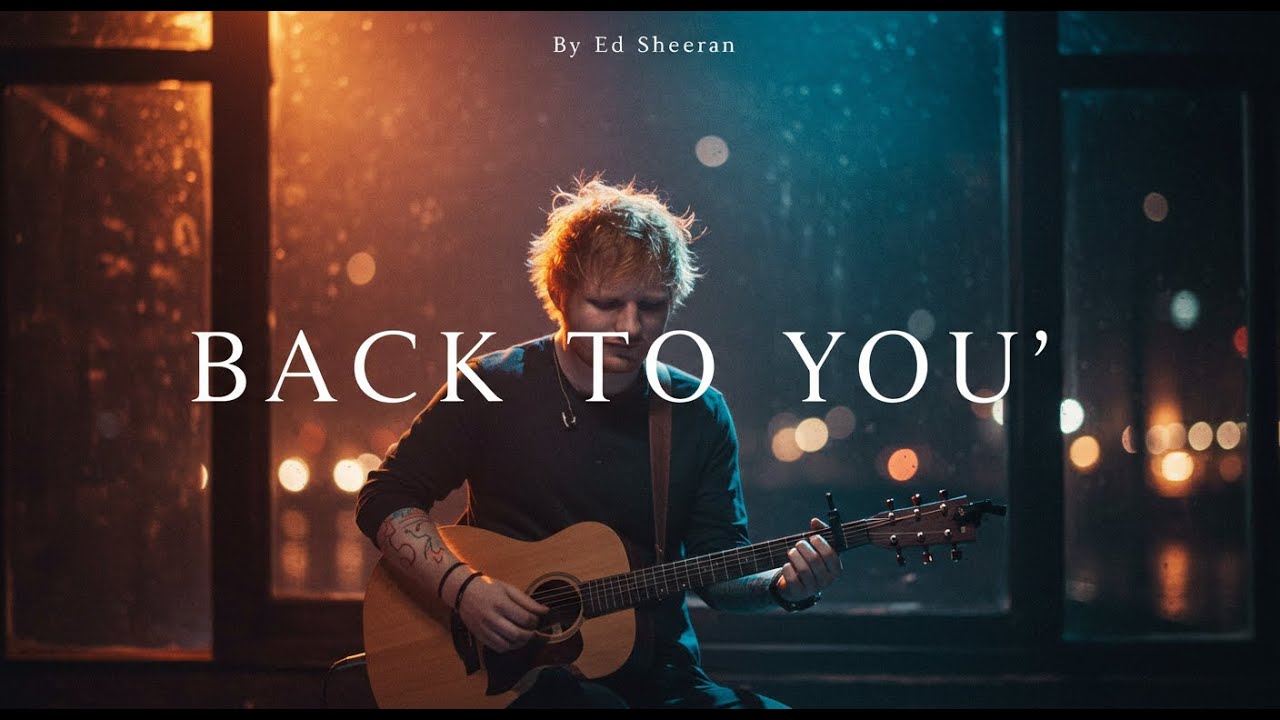 🎤 “Ed Sheeran-inspired” – Back to You 💔 | 🎶 Emotional Acoustic Pop Lyrics Video 🎸 |