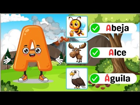 ✅🐯 ¡El Alfabeto Animal! | ¡Aprende los Nombres y Sonidos de los animales!🦁✅