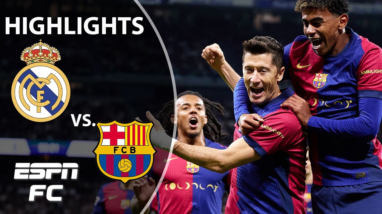 🚨 EL CLASICO 🚨 Real Madrid vs. Barcelona | LALIGA Highlights | ESPN FC