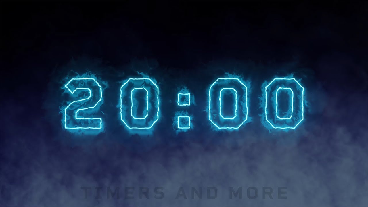 ⚡ Electric Timer ⚡ 20 Minute Countdown with Music