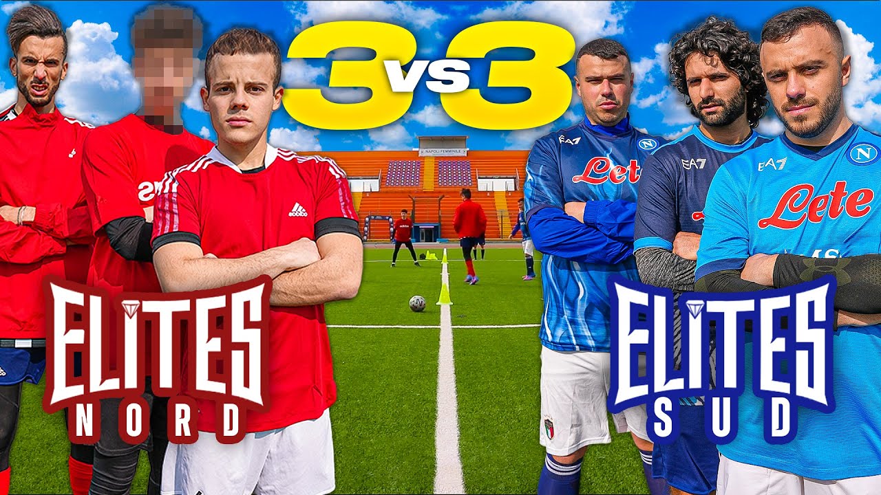 ⚽ ELITES DEL NORD vs ELITES DEL SUD! Partita 3 contro 3
