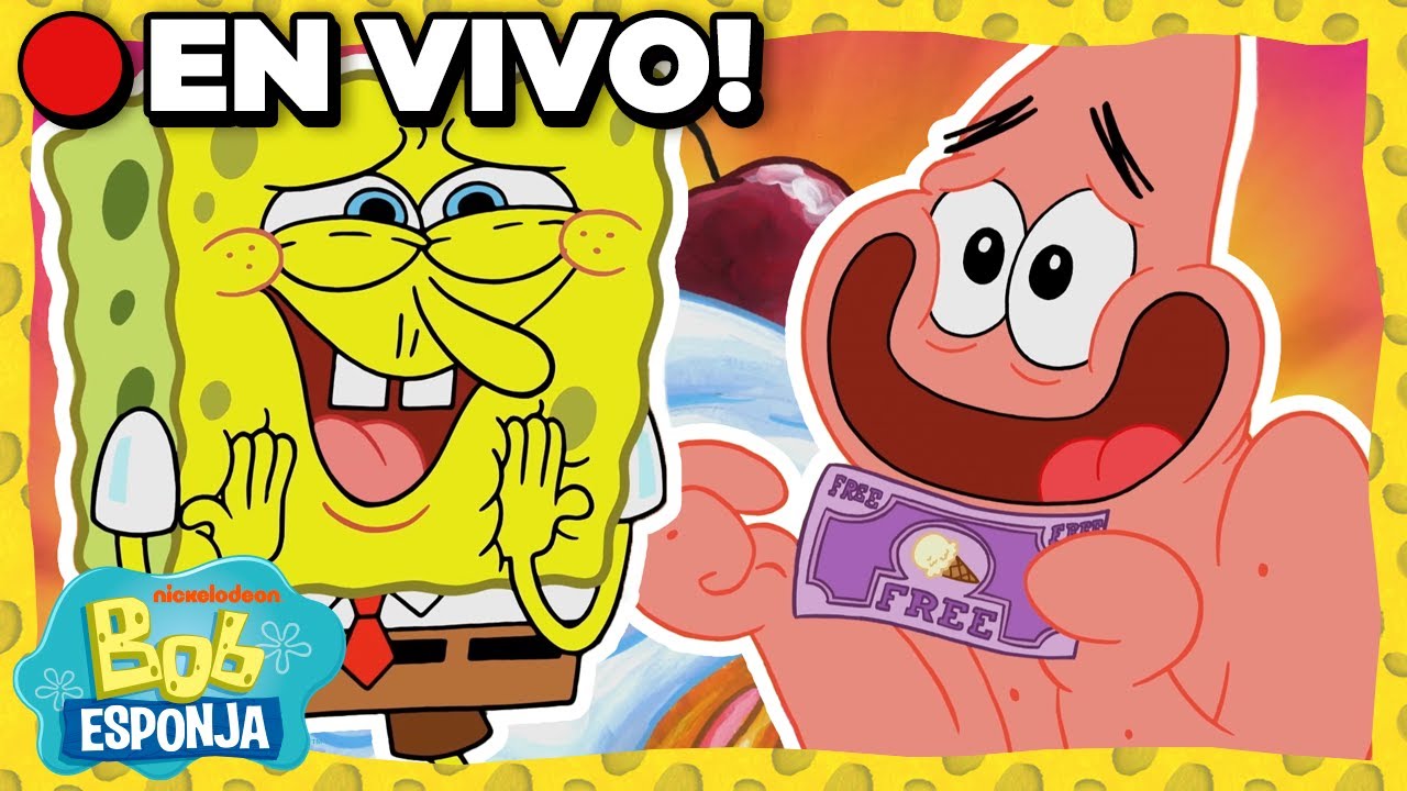 🔴 EN VIVO: Maratón de los momentos clásicos de Bob Esponja | Bob Esponja en Español