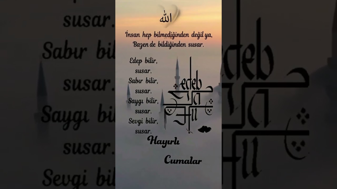 🥀🤲 En Yeni Cuma Mesajları 🥀 Resimli Cuma Videolari 🥀🤲