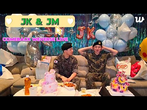 [ ENG SUB ] Jungkook & Jimin Weverse Live🔴 || Weverse Live || JK &JM || BTS || (11-06-2025)