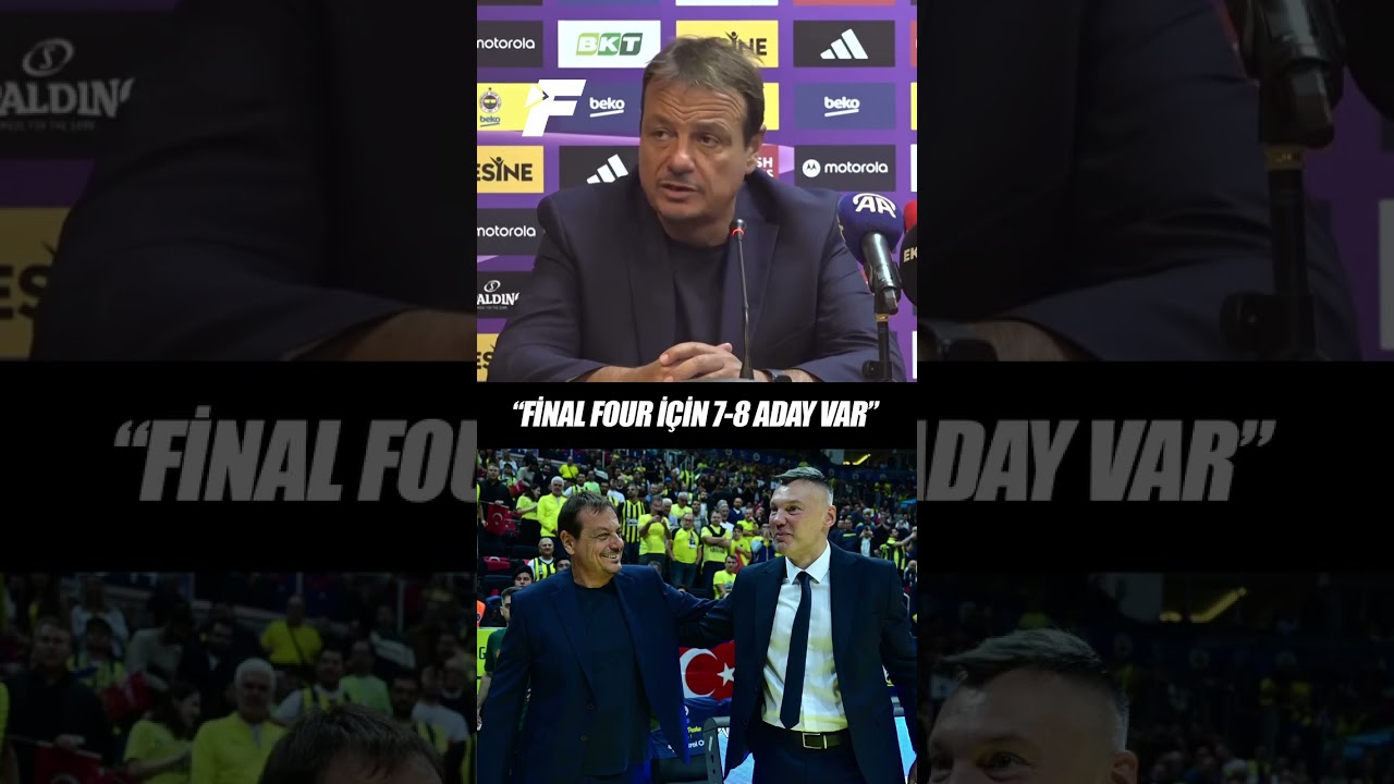 🗣️ Ergin Ataman: Hem biz hem de Fenerbahçe Beko, Final Four adayı olarak gösteriliyoruz.