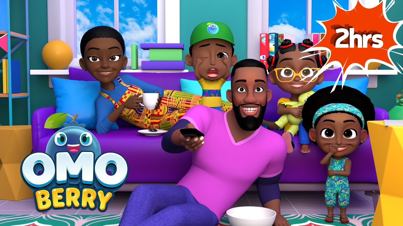 🍿 Family Movie Night With OmoBerry | Educational Cartoons on YouTube + Movie Night + Kids Cartoons