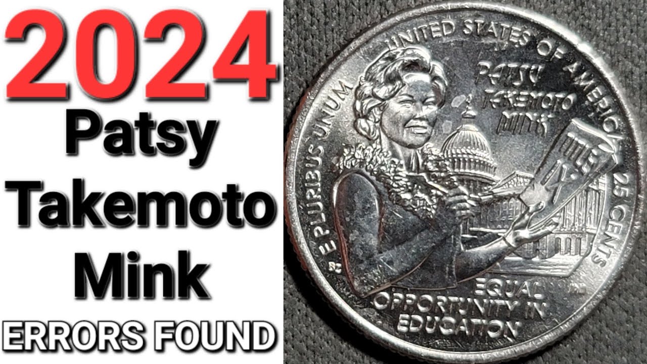 * FINALLY * 2024 PATSY TAKEMOTO ERRORS FOUND #2024 #coinrollhunting #money #dwcnc #errorcoins #coin