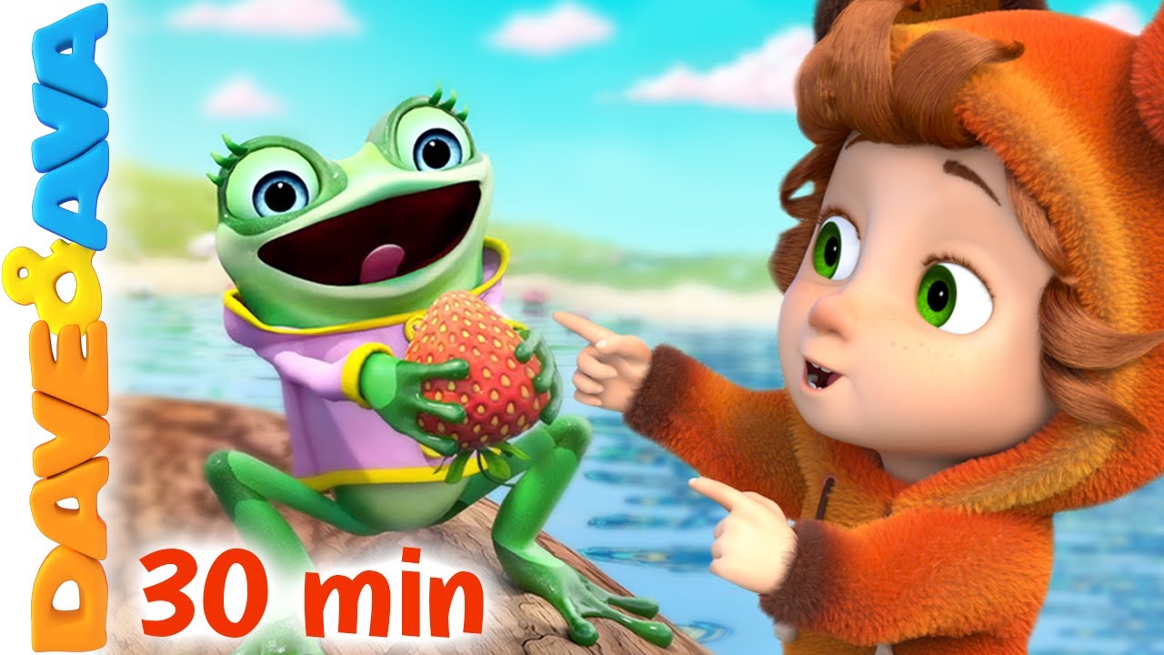 😄 Five Little Speckled Frogs and More Nursery Rhymes | Little Bo Peep | Baby Songs by Dave and Ava 😄