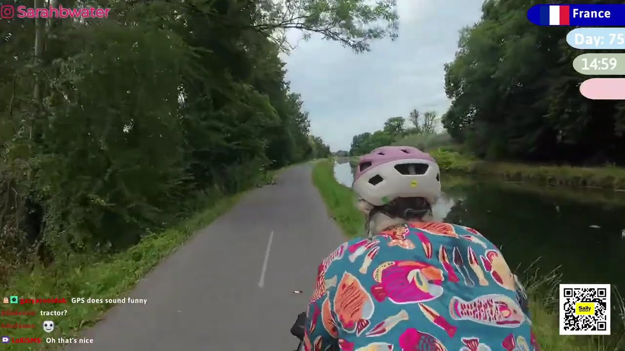 🇫🇷 France cycling! Girl Solo Europe tour! | Day 75 |  !map !Saily #ad