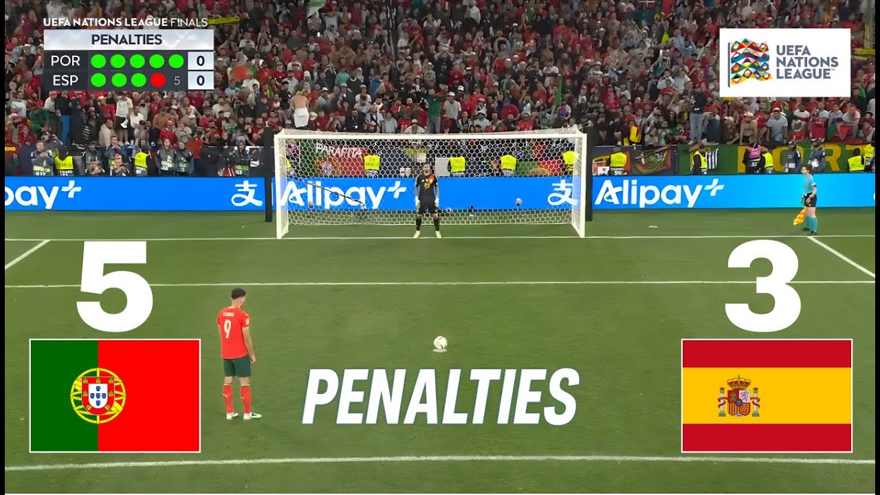 🔴 Full Penalties : Portugal vs Spain | HIGHLIGHTS | UEFA Nations League Championship Final 2025
