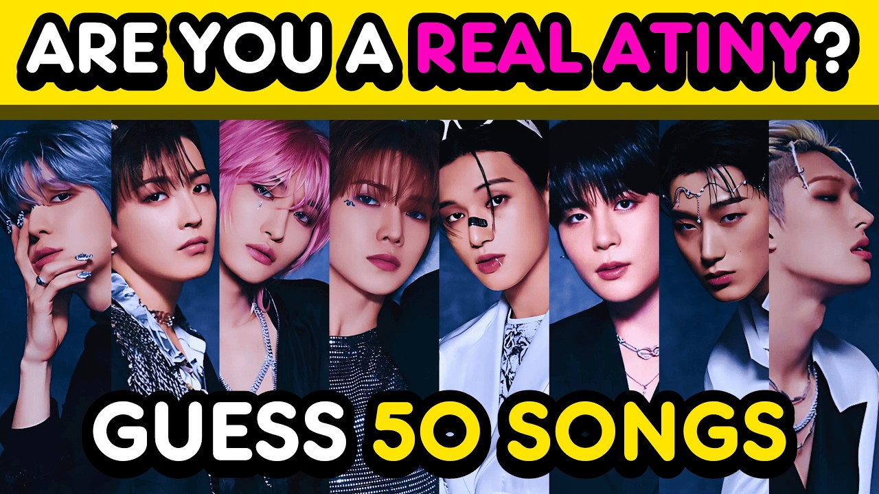 ❓ Guess 50 ATEEZ Songs: Are You A Real ATINY? 🎶💛 | KPOP QUIZ 🔥