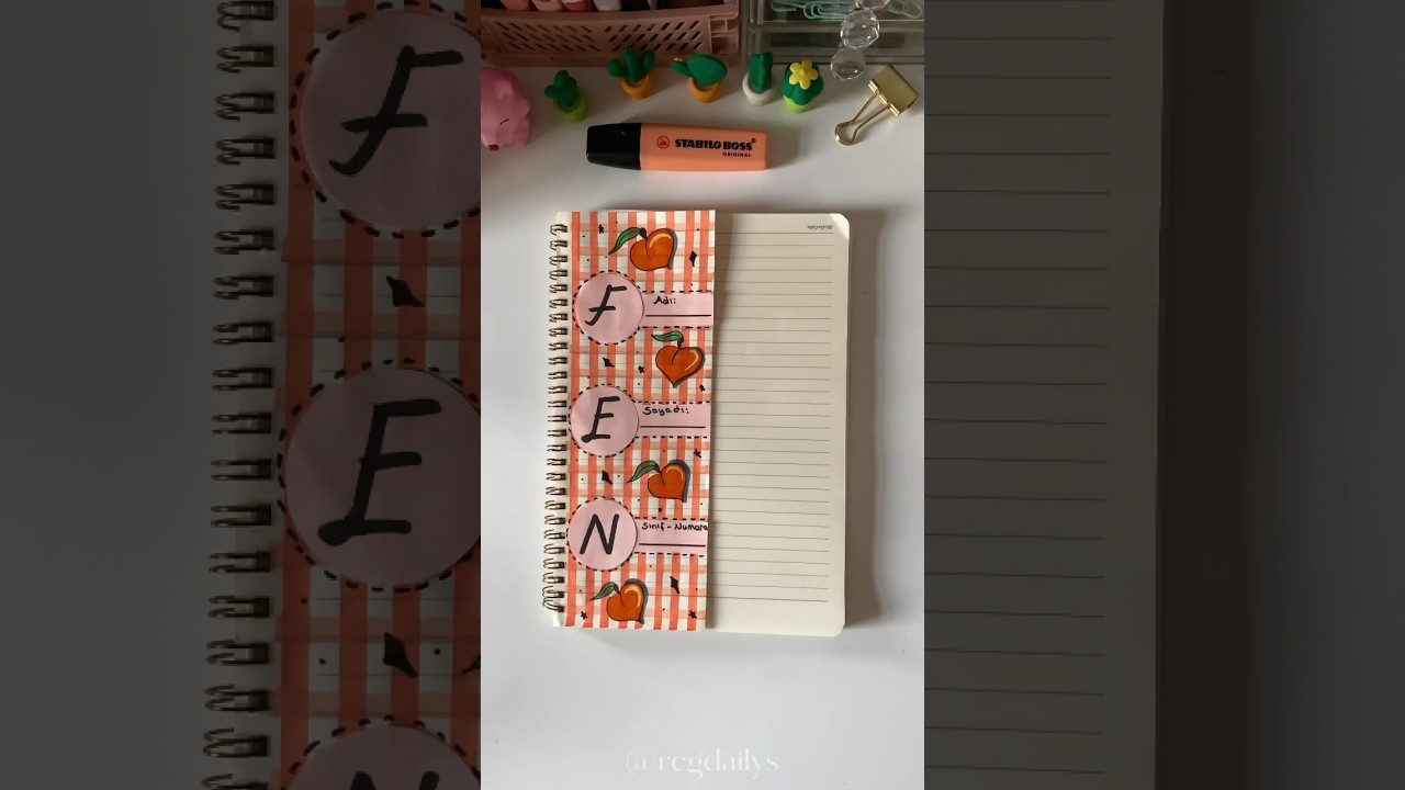 Üç harfli en sevdiğiniz ders?😍✨ #defter #süsleme #okul #öğrenci #fenbilimleri #ders #çalışma