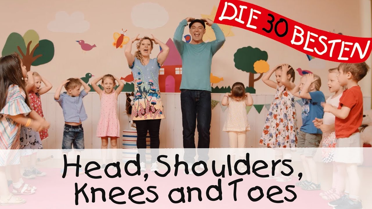 👩🏼 Head, Shoulders, Knees and Toes - Singen, Tanzen und Bewegen || Kinderlieder