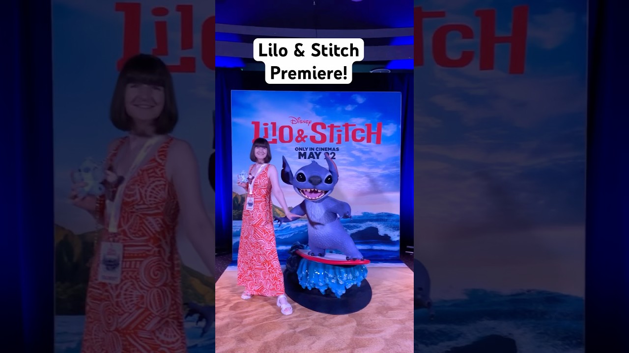 🙌 Head to the Lilo & Stitch movie premiere! 🏄‍♀️🍿 #liloandstitch