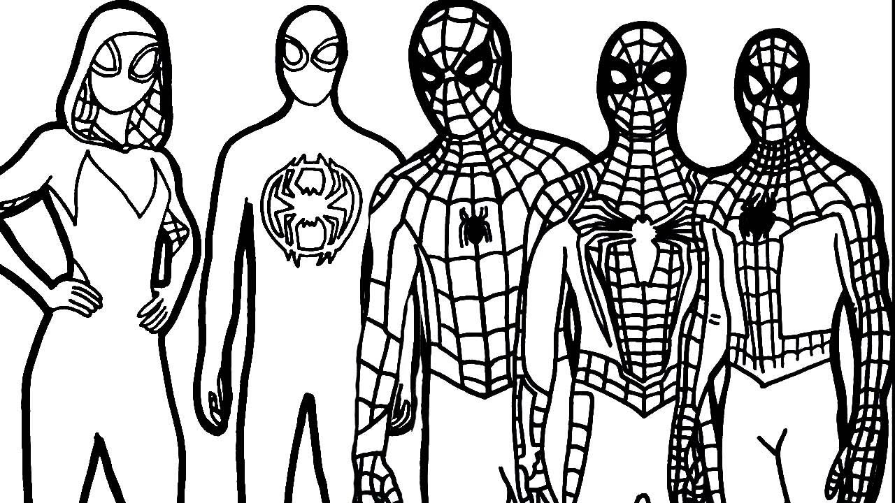 🔴🔴 HOW TO DRAW TO  spider-man: across the spider-verse Spider-Punk, Miles Morales - COMPILADO 2