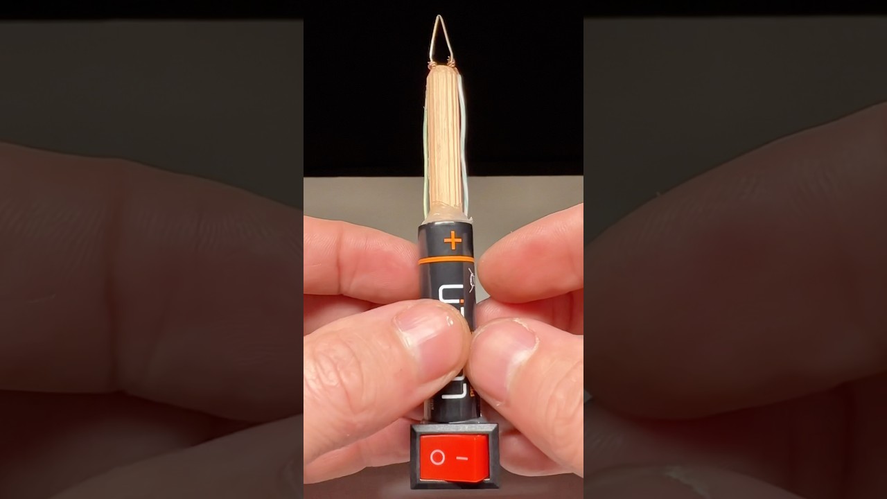 🔥 How to make a DIY mini battery-powered pyrograph!