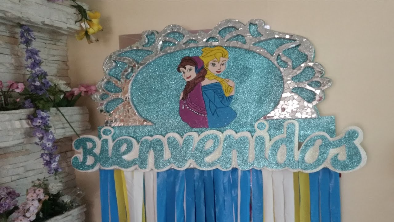 ✔ HOW TO MAKE A WELCOME FROM LA FROZEN FOR EVENTS!!!