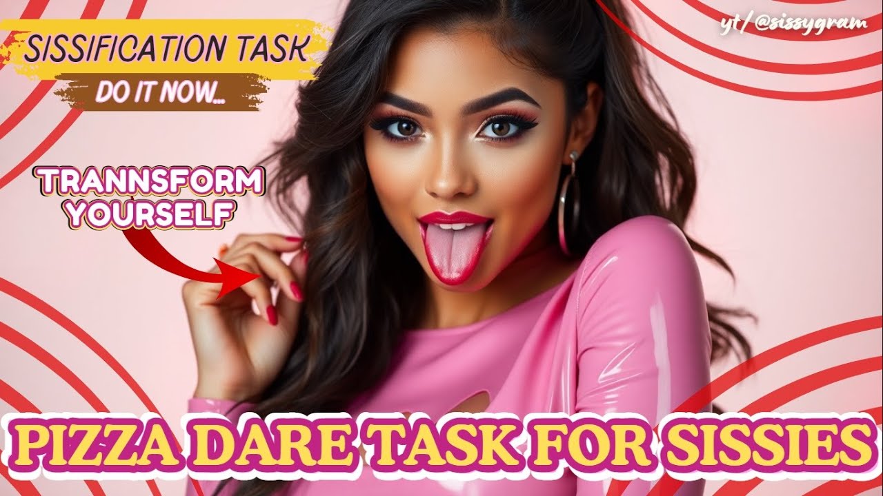 ❤️ Humiliating Pizza Dare Task for sissy ❤️ Complete task and be Sissy girl #Sissytask #Sissy #hypno