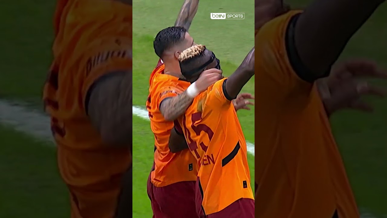 🦁 Icardi ve Osimhen'in Gol Sevinci #shorts #galatasaray