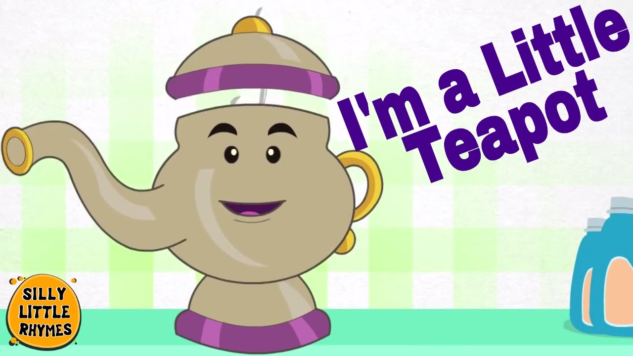 ☕ I'm a Little Teapot | Cartoon Kids English Nursery Rhymes ☕