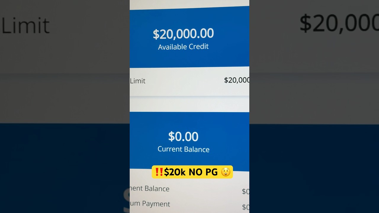 ‼️ Instant NO PG $20K Approval! FICO SCORE DOES NOT MATTER