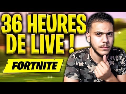 🔴 J'AI PAS ASSUMER 36 HEURES :/ SUR FORTNITE