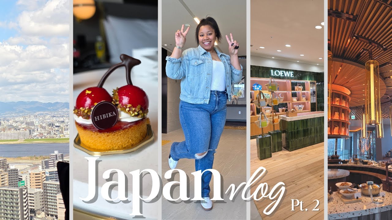 ✨ Japan Vlog Pt. 2: Exploring Osaka | New Hotel, Luxury Shopping & Local Eats 🇯🇵🛍️🍜