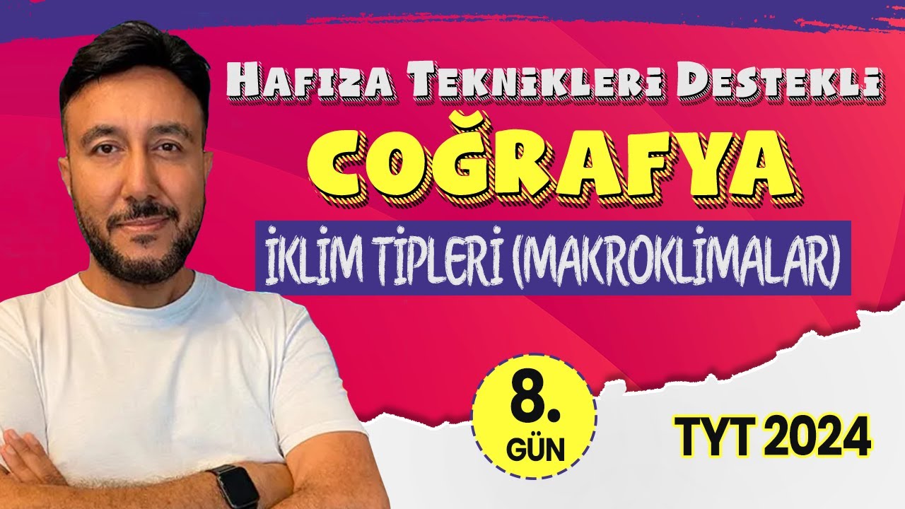 🏆 KAMPPLUS 8. GÜN | İklim Tipleri (Makroklimalar) | Mehmet Eğit  #tyt2024  #tytcografya
