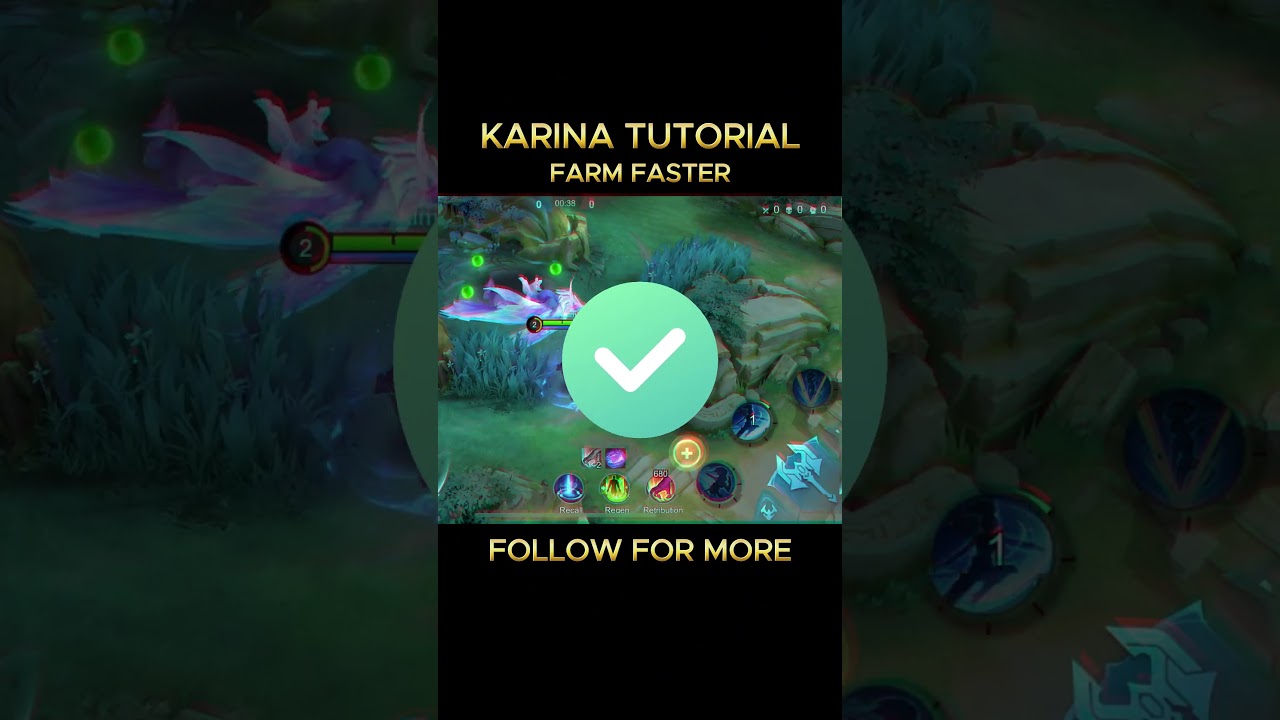 ✅ Karina Tutorial Farm Smarter by Yume #mobilelegends #mlbb #mlbbtutorial #karina #mlbbkarina