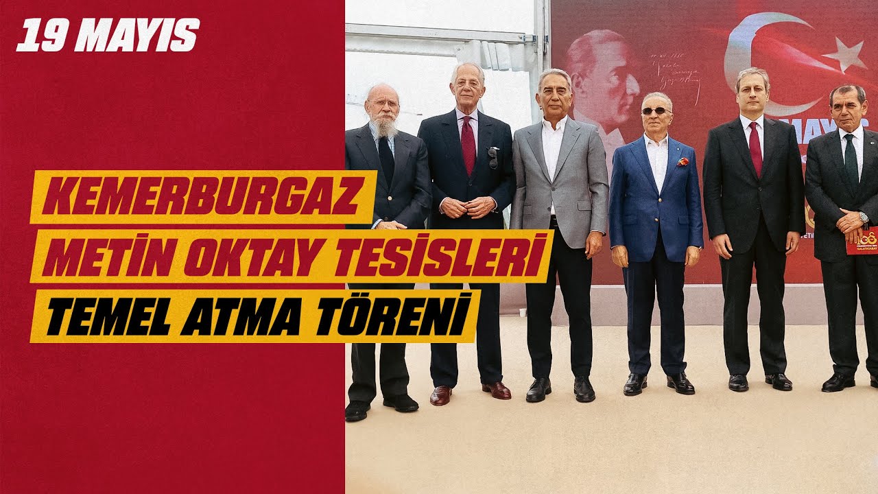 🔴 Kemerburgaz Metin Oktay Tesisleri temel atma töreni gerçekleştirildi
