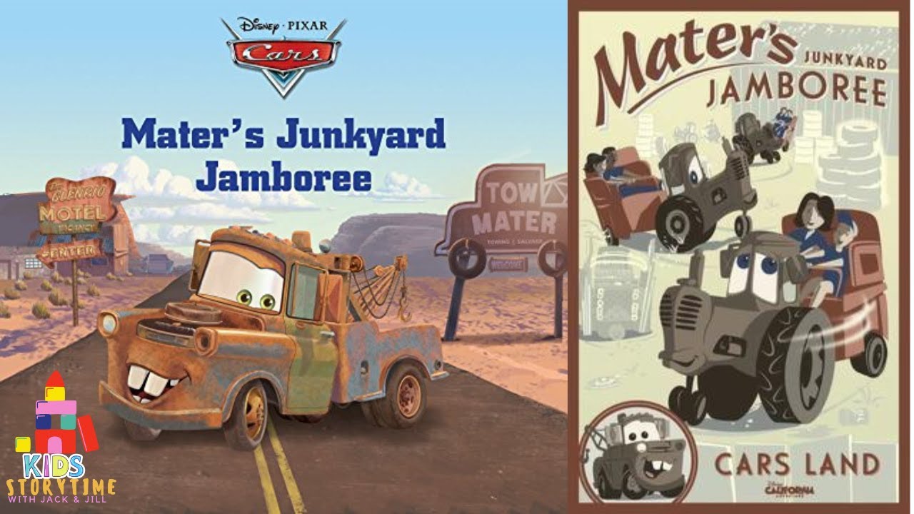 🚛🚚 Kids Book Read Aloud: Disney Pixar Cars : Mater's Junkyard Jamboree