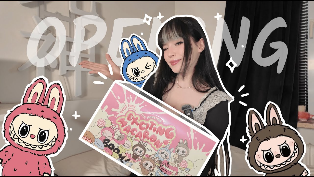 🩷 LABUBU UNBOXING 🩷 POP MART (The Monsters - Tasty Macarons) - shini waifu