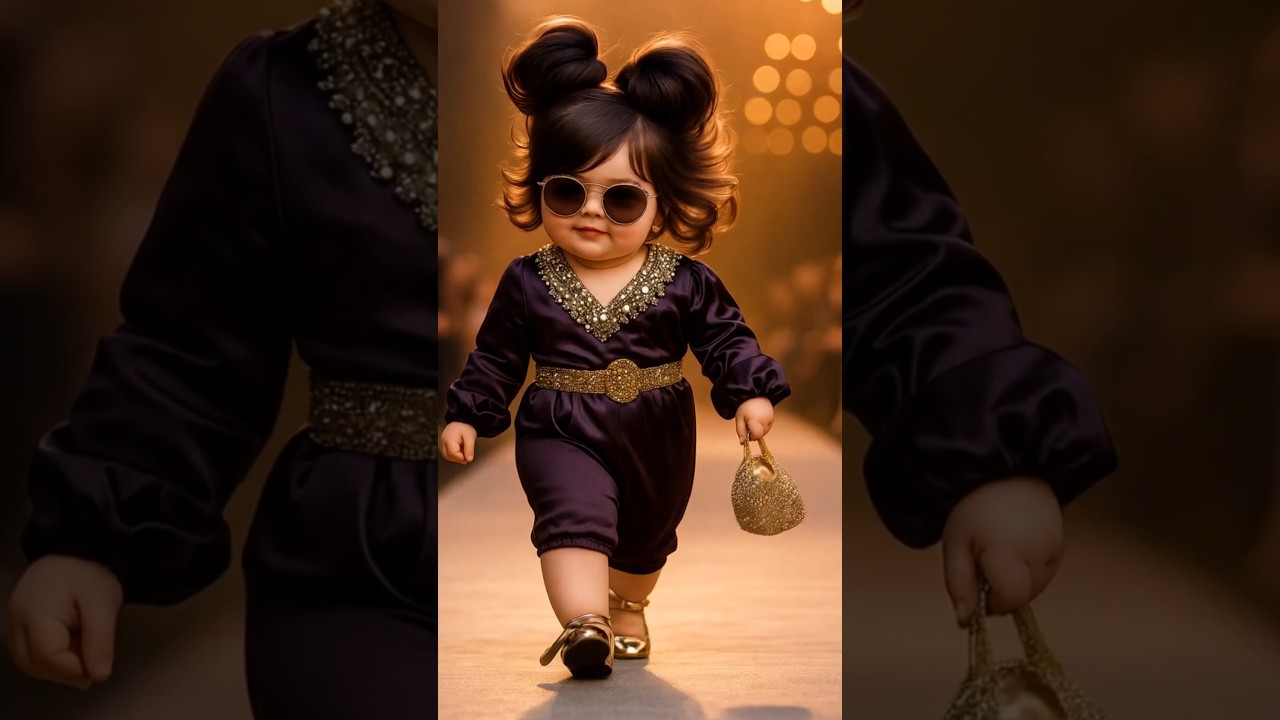 👗 Little Models Walking the Runway Like Pros! 👠 | Kids Fashion Show #shorts #cutebaby #ytshorts