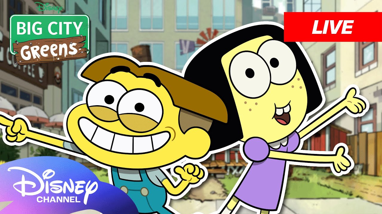 🔴 LIVE! | Big City Greens Full Episodes MEGA Livestream! 🏡💚 |  @disneychannelanimation
