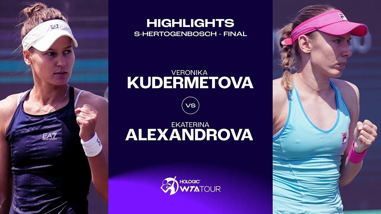 🔴 LIVE: Ekaterina Alexandrova vs Veronika Kudermetova | WTA Hertogenbosch 2025