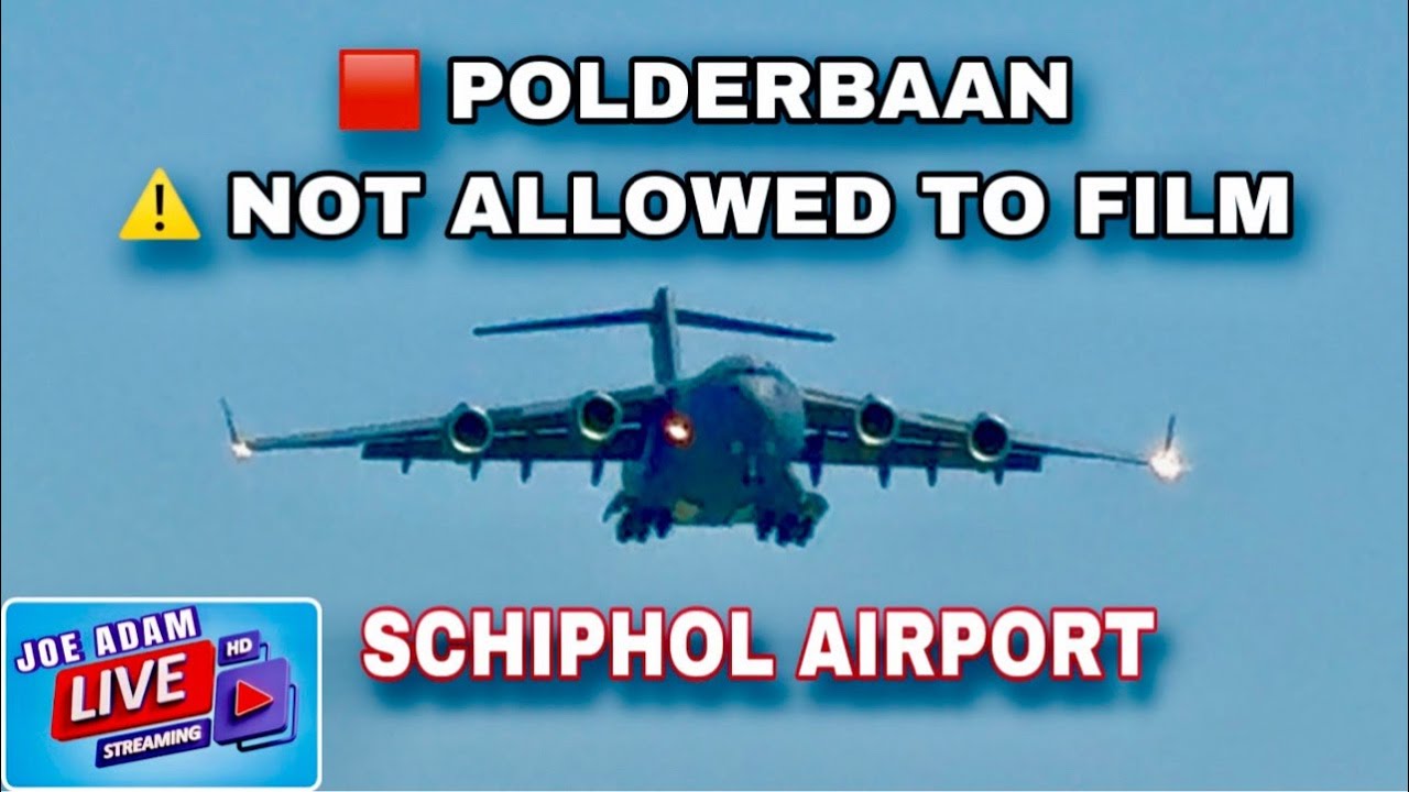 🔴 LIVE: Forbidden Spotting? Military Jets at Amsterdam Schiphol – June 22, 2025