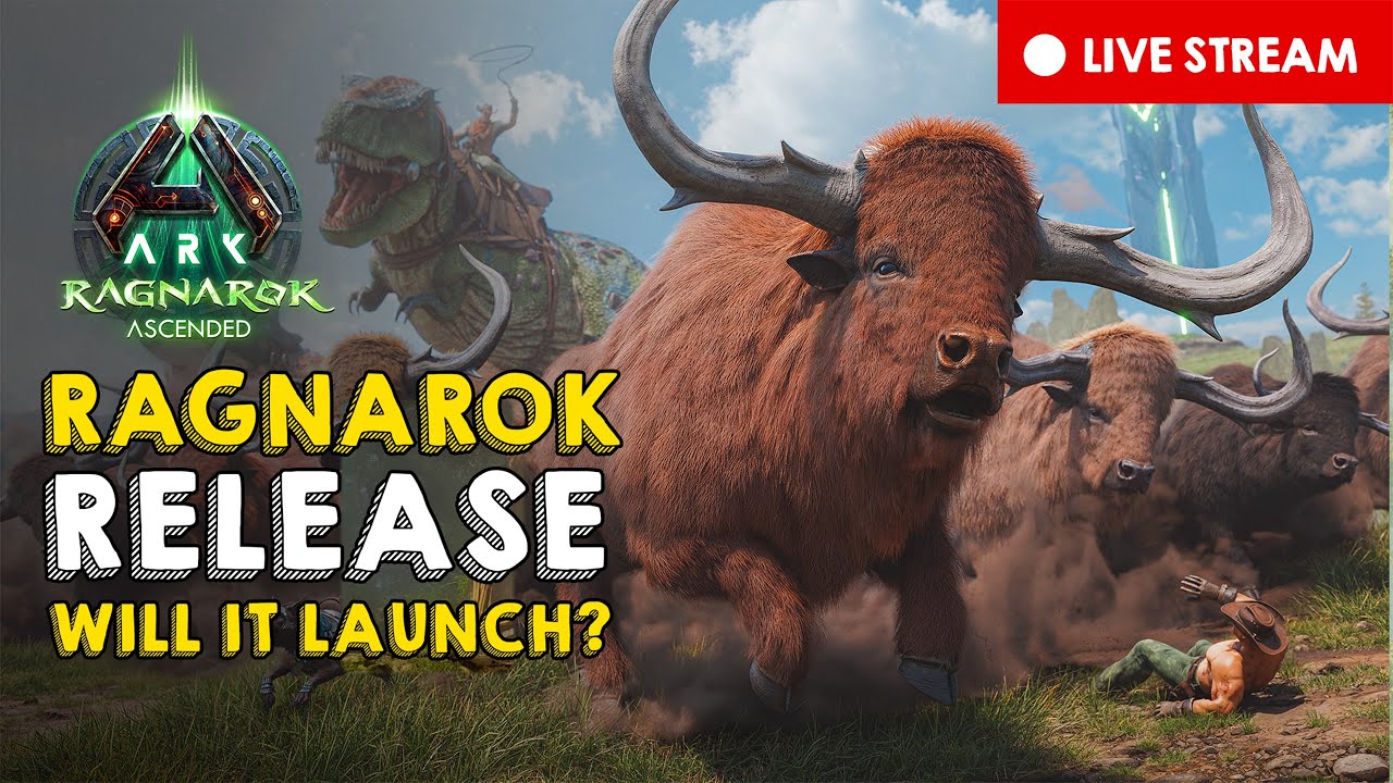 🔴 LIVE NOW: Ragnarok Release – Will It Launch?! | ARK: Survival Ascended