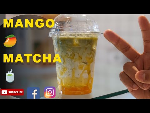 🔵 Mango matcha drink | matcha latte | matcha tea | matcha recipe