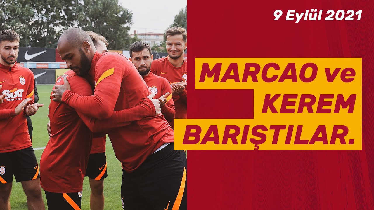 🤝 Marcao ve Kerem Aktürkoğlu, takım arkadaşları önünde barıştılar.