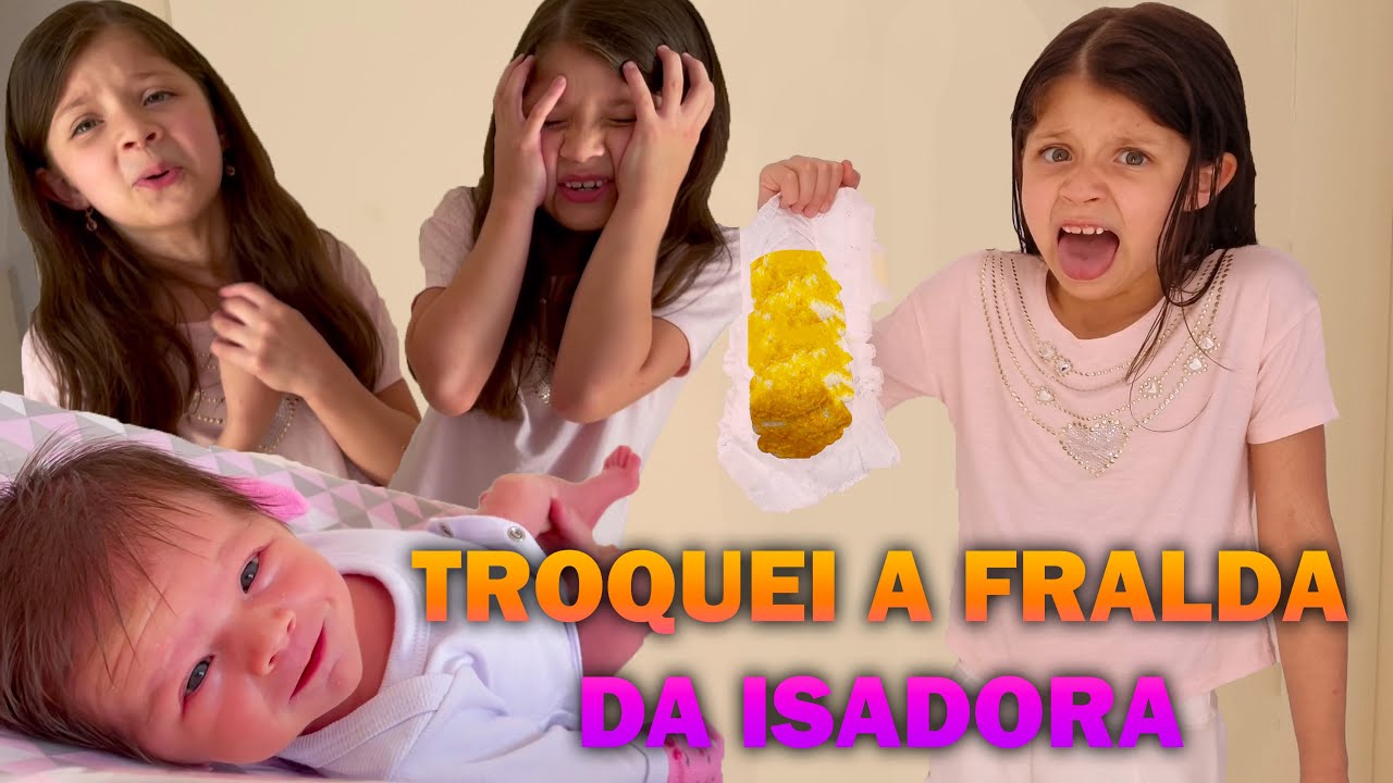 ★ MASUDINHA TROCOU A FRALDA DA ISADORA - MUITO COCO ★