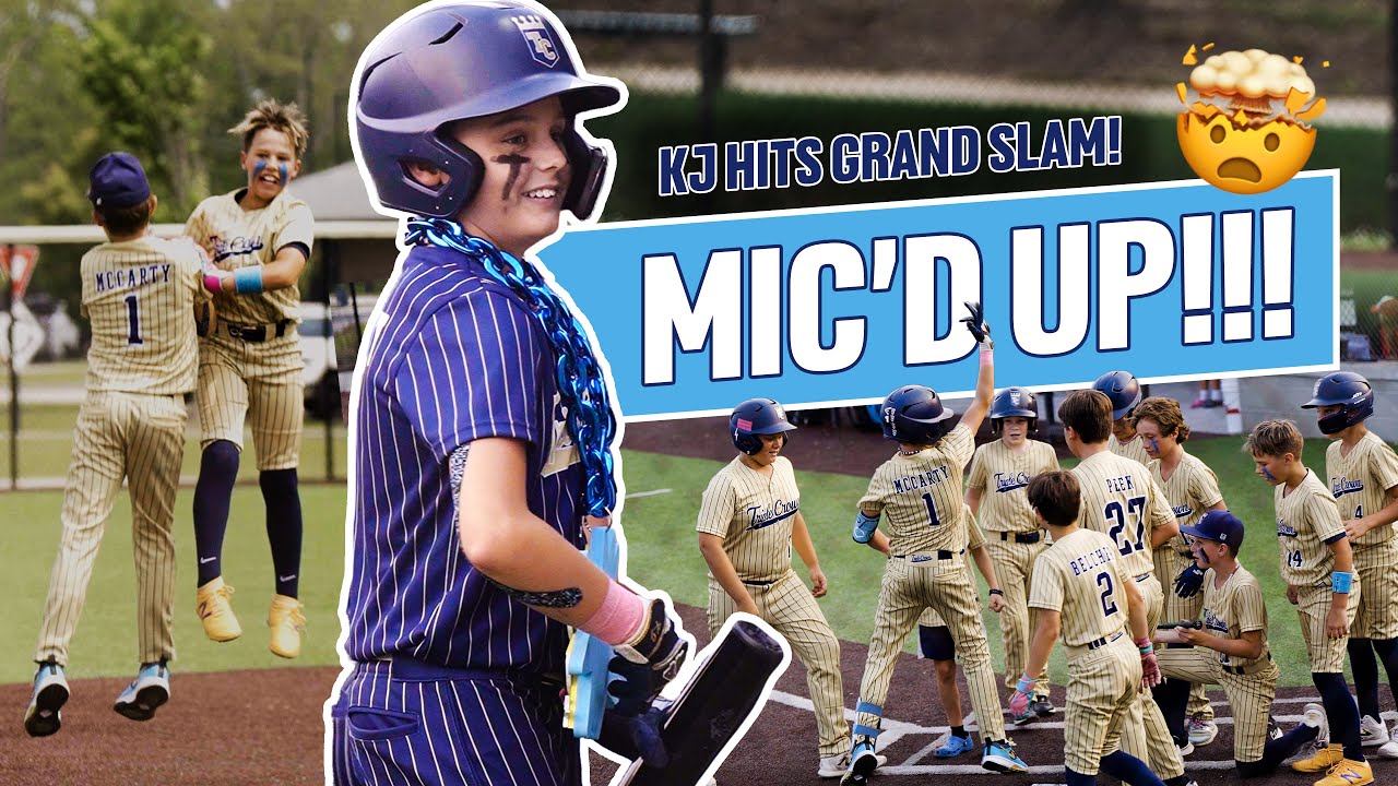🤯 MIC’D UP GRAND SLAM!!! 🎙️ 11U BASEBALL ⚾️ TRIPLE CROWN WINS TOURNAMENT!