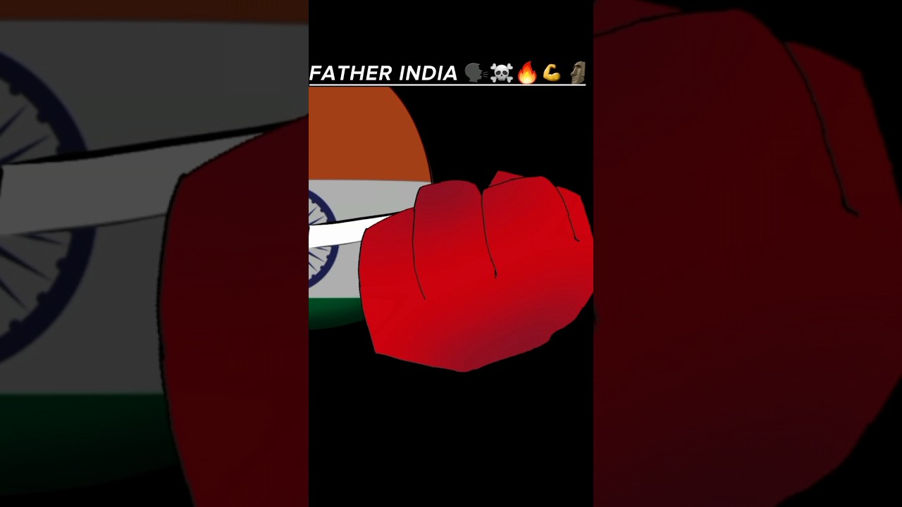 | MOTHER V/S FATHER INDIA |#shorts #countryballs #edit #trend  #countryballanimation