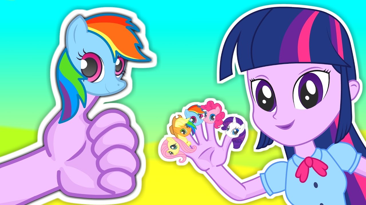 👍 MY LITTLE PONY 👍 EQUESTRIA GIRLS and WHERE IS THUMBKIN | Cartoons Nursery Rhymes